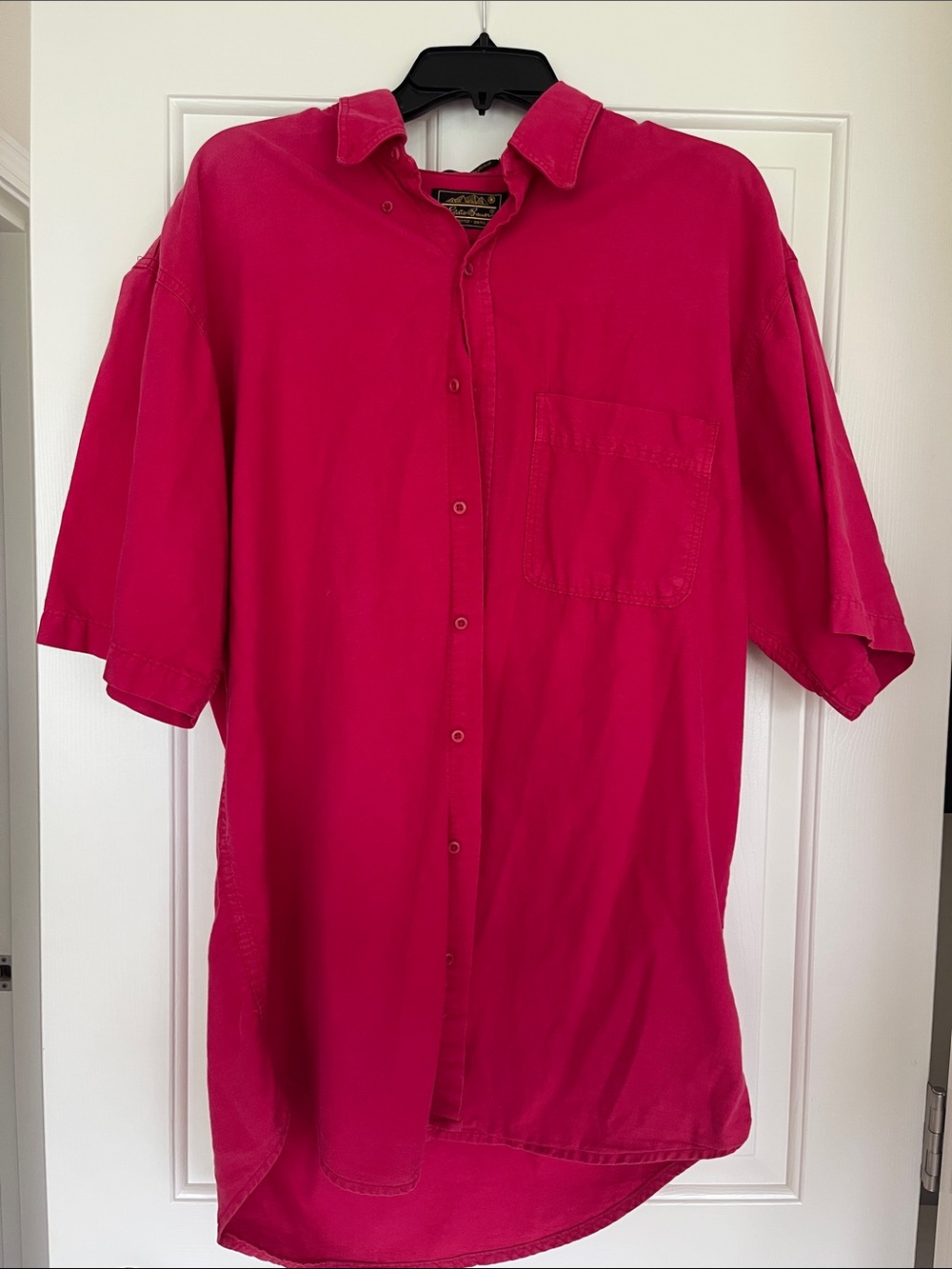 Vintage Eddie Bauer Whidbey Oxford Shirt Men’s Large Tall USA Made 100% Cotton